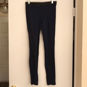 Theory leggings with stripe